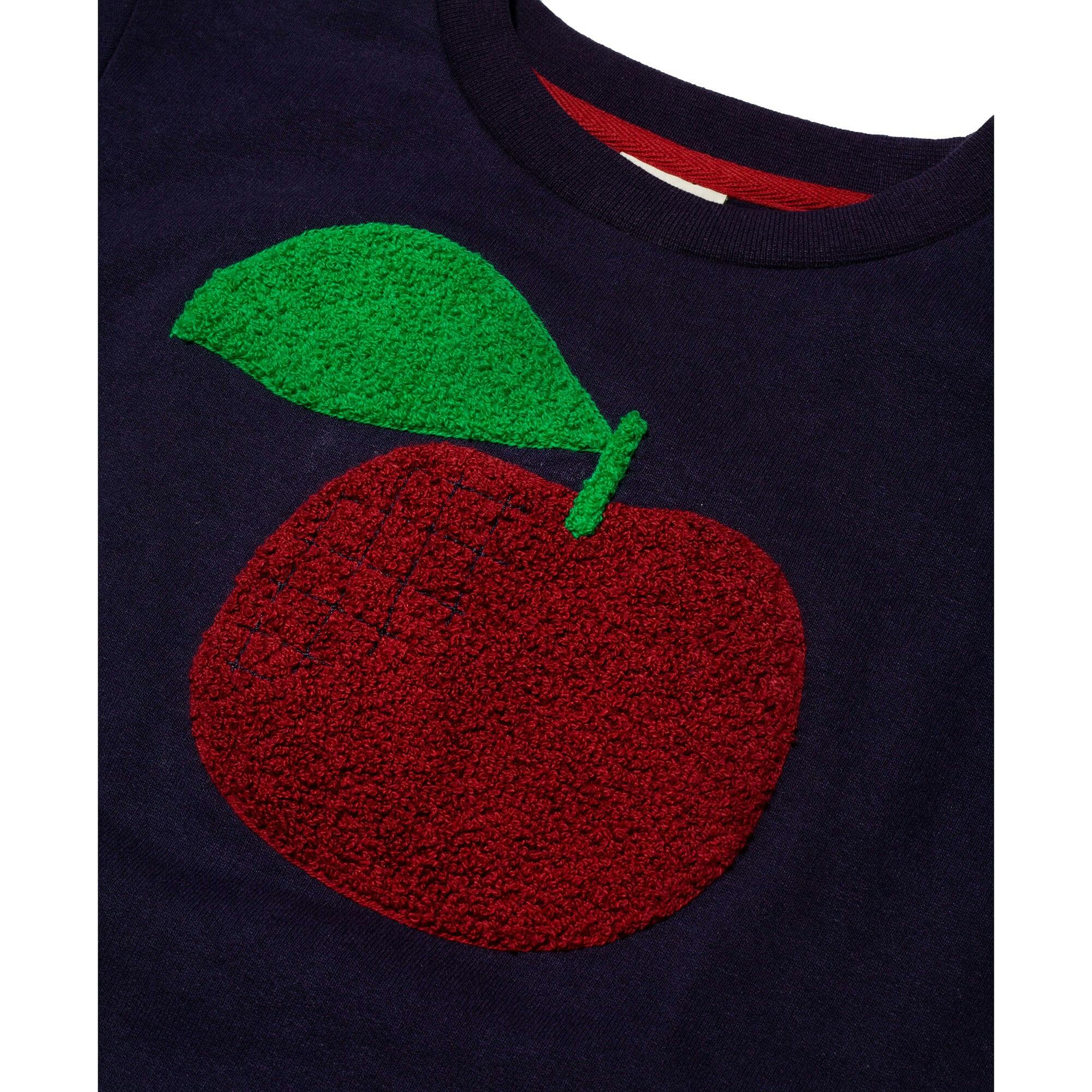 Recycled Cotton Red Apple Kid Sweatshirt