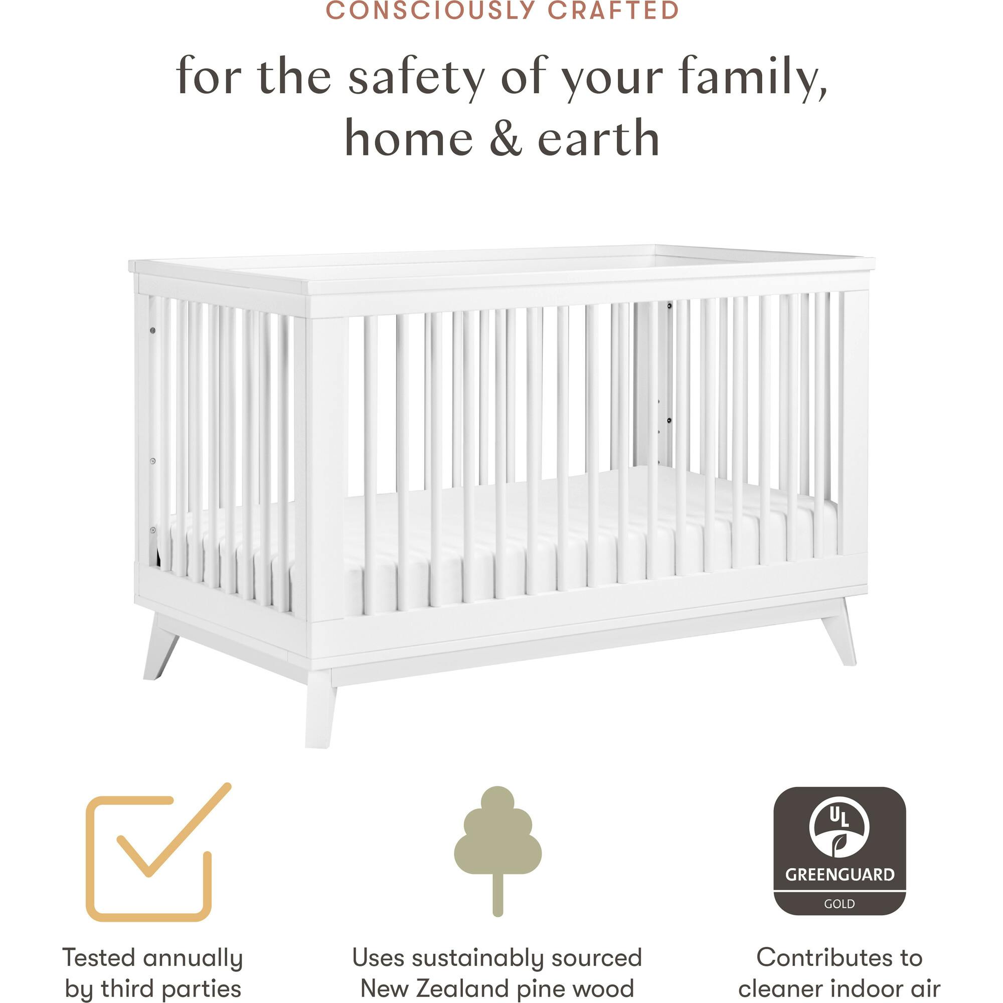 Scoot 3-in-1 Convertible Crib with Toddler Bed Conversion Kit