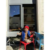 children's merino beanie - cherry pop