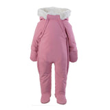 Faux Fur Trim Snowsuit