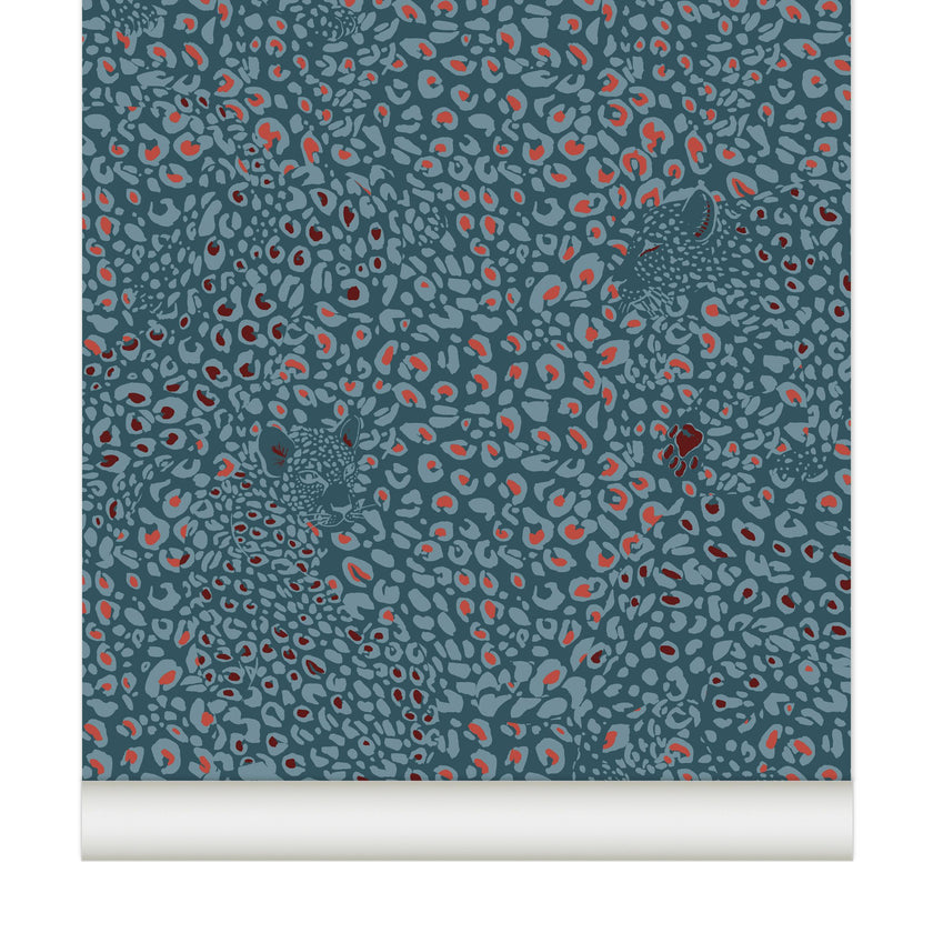 Papier peint CHEETAH coloris Encre