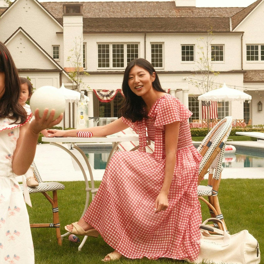 Rayna Dress in Red Gingham