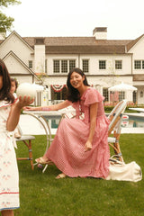 Rayna Dress in Red Gingham