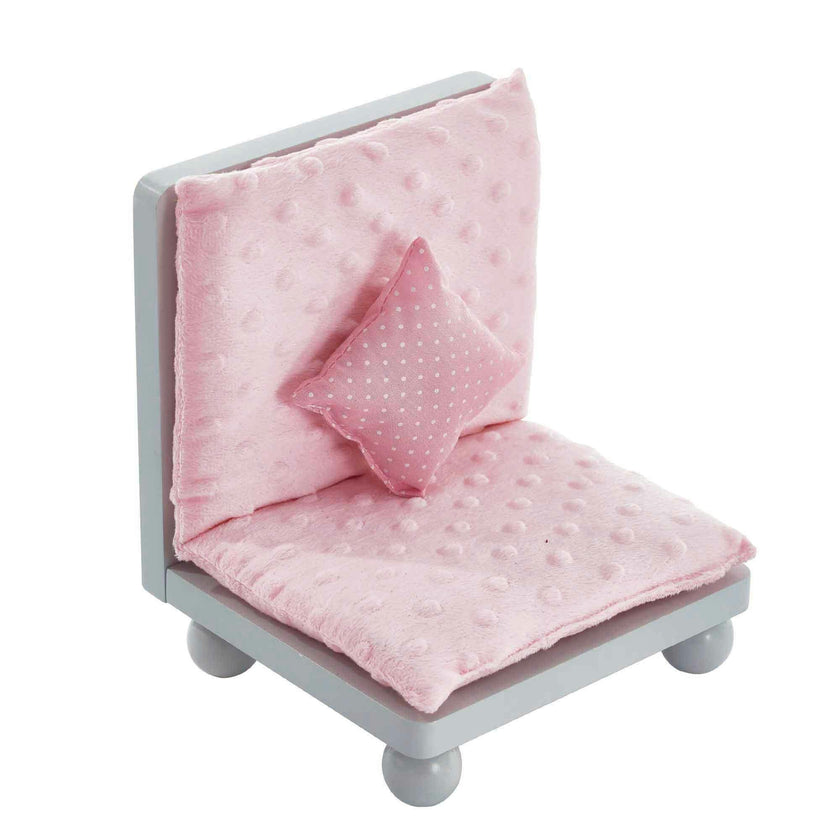 Olivia's Little World Little Princess Lounge Set with Couch, Chair and Coffee Table