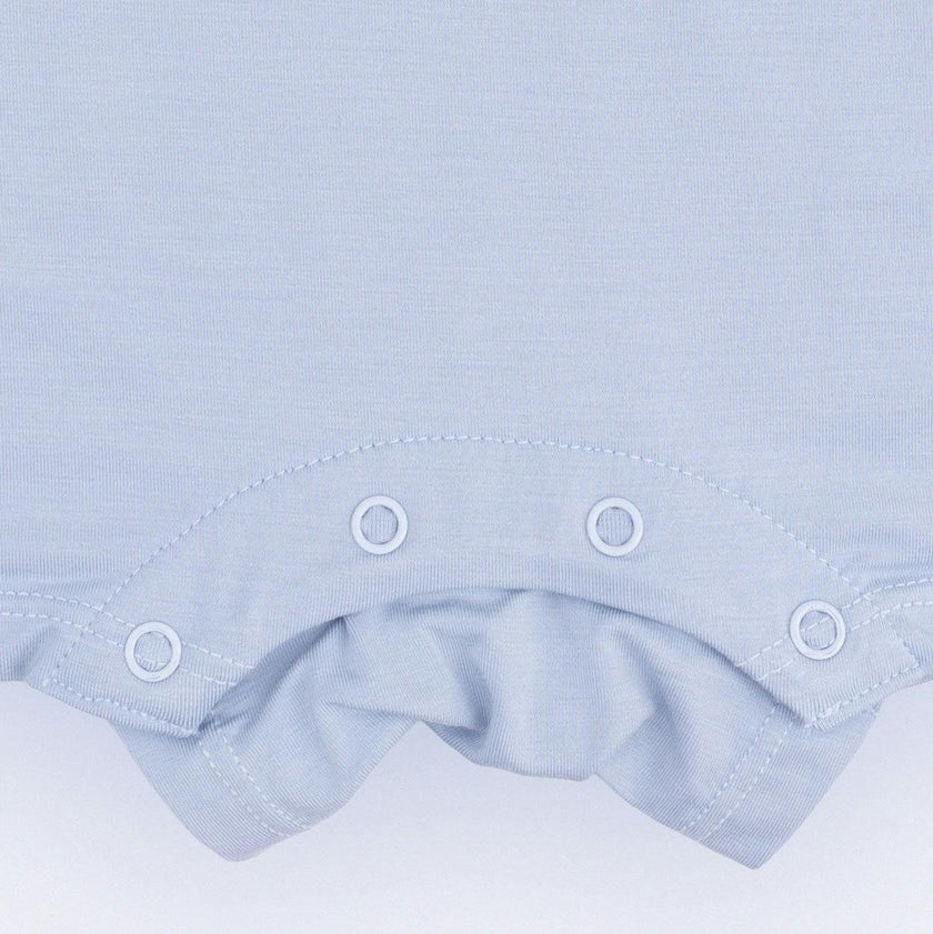 Bubbly Sailor Whales Blue - Short Playsuit