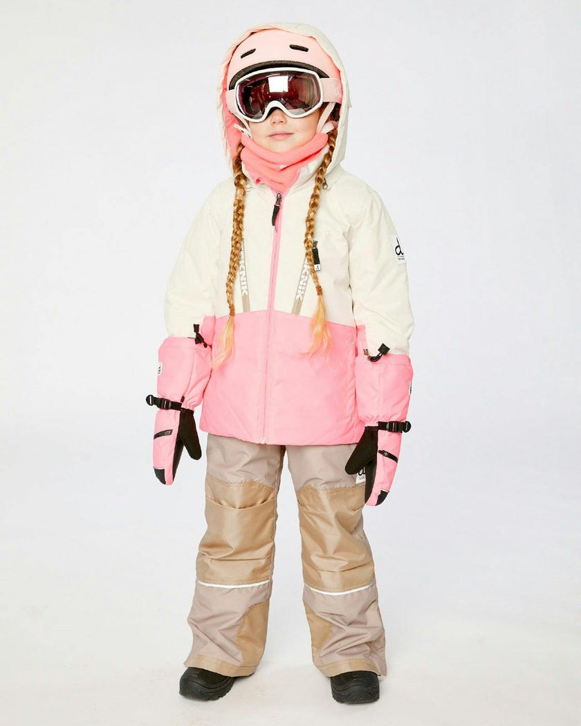 Two Piece Teknik Snowsuit Off-White And Pink