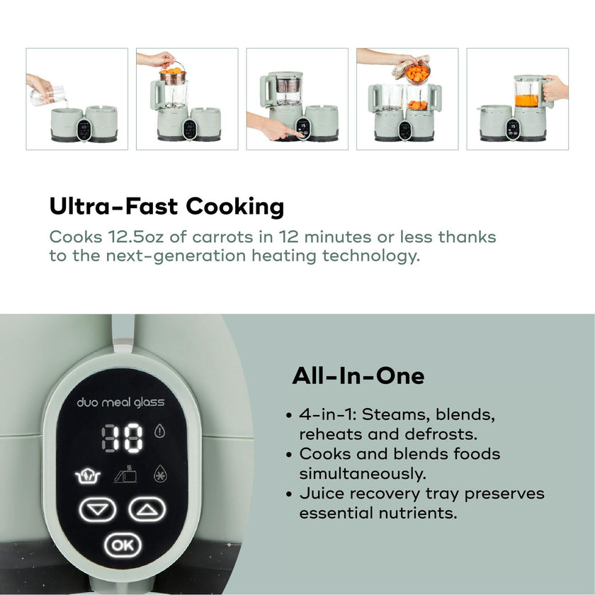Duo Meal Glass Pro Baby Food Maker