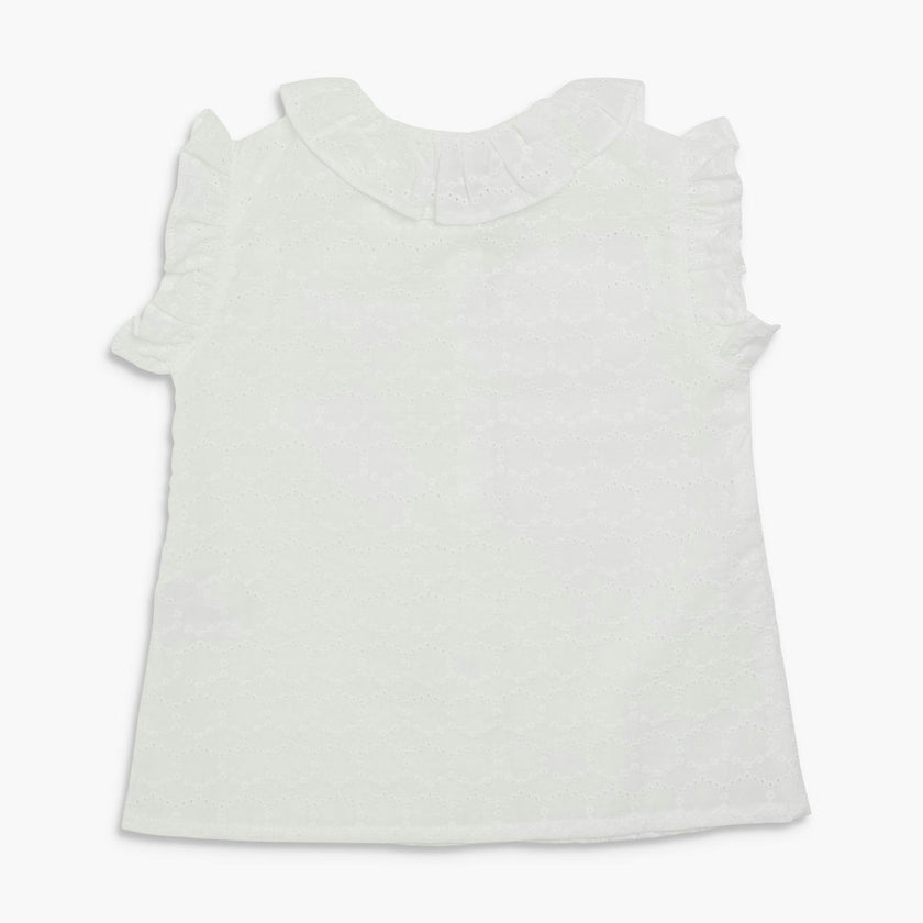 Noah Top Off White Embroidery