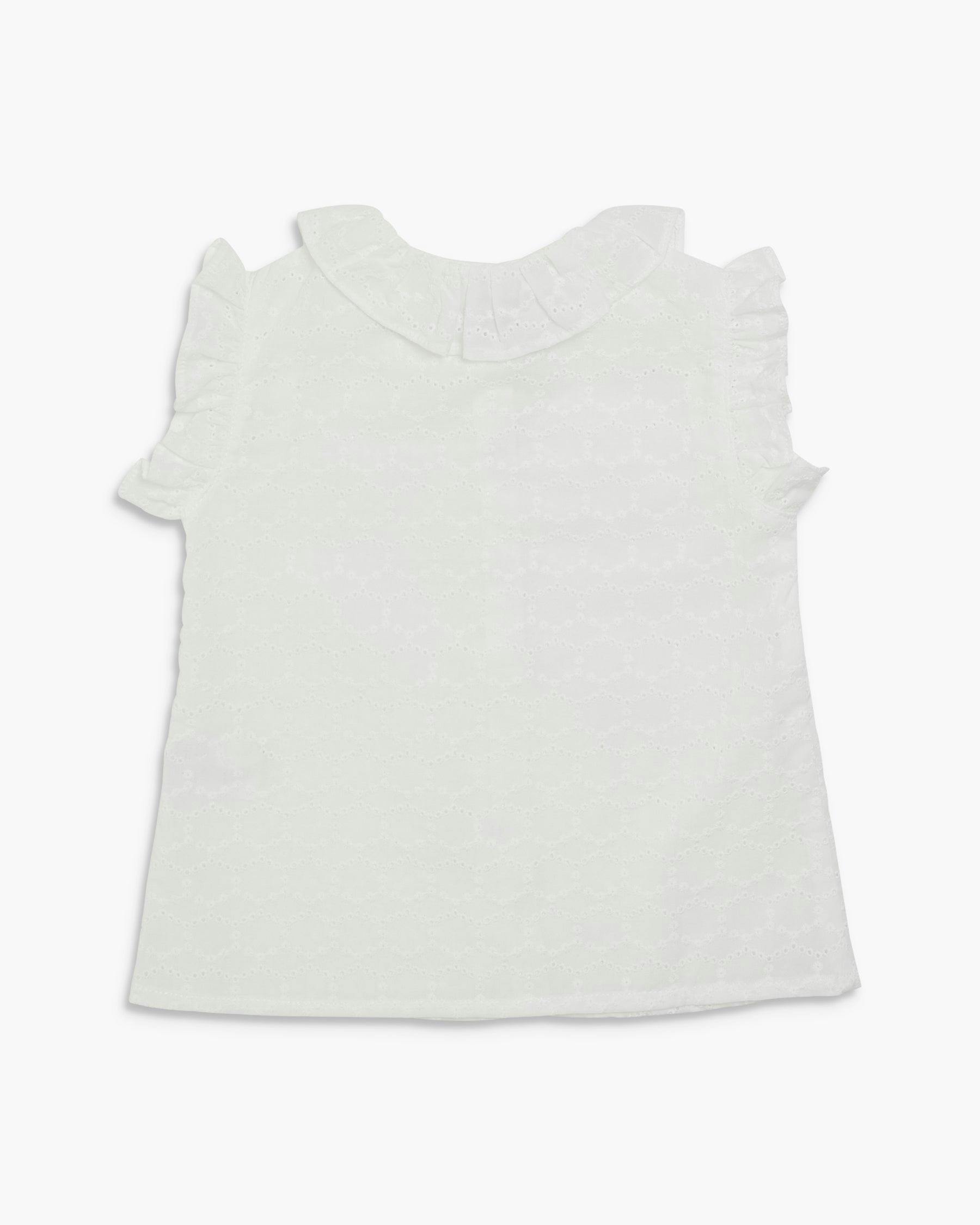 Noah Top Off White Embroidery