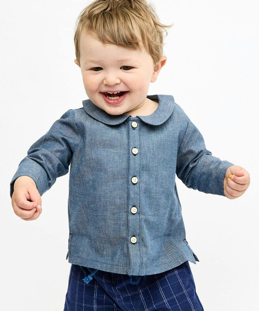 Jefferson Baby Shirt, Denim