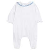 TARTINE ET CHOCOLAT Blue Fleur Embroidered Pyjama