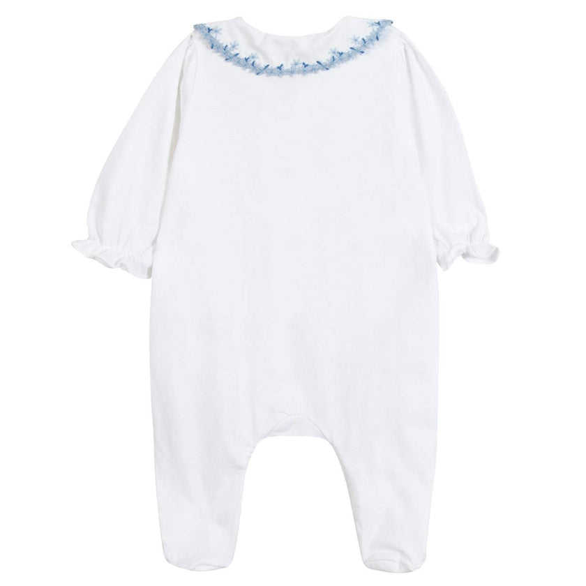TARTINE ET CHOCOLAT Blue Fleur Embroidered Pyjama