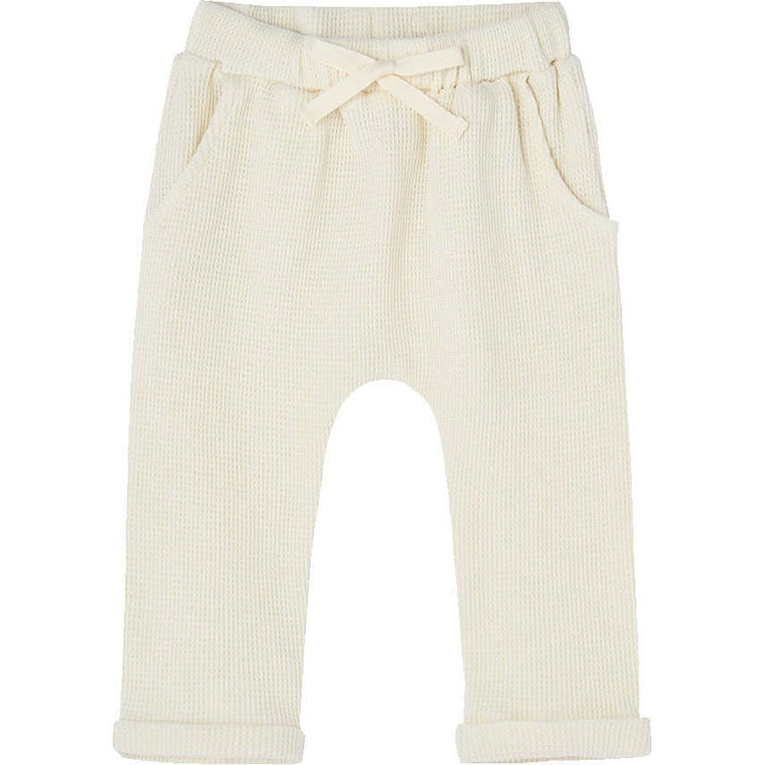 Vanilla Waffle Jogger Pants