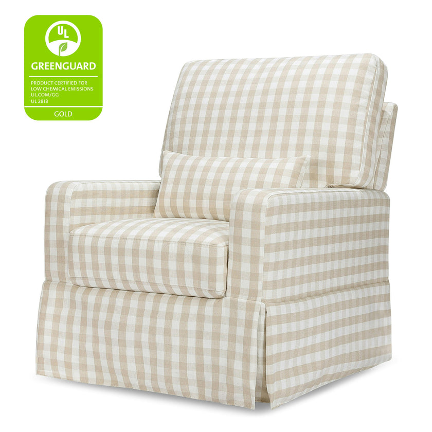 Namesake Crawford Pillowback Comfort Swivel Glider