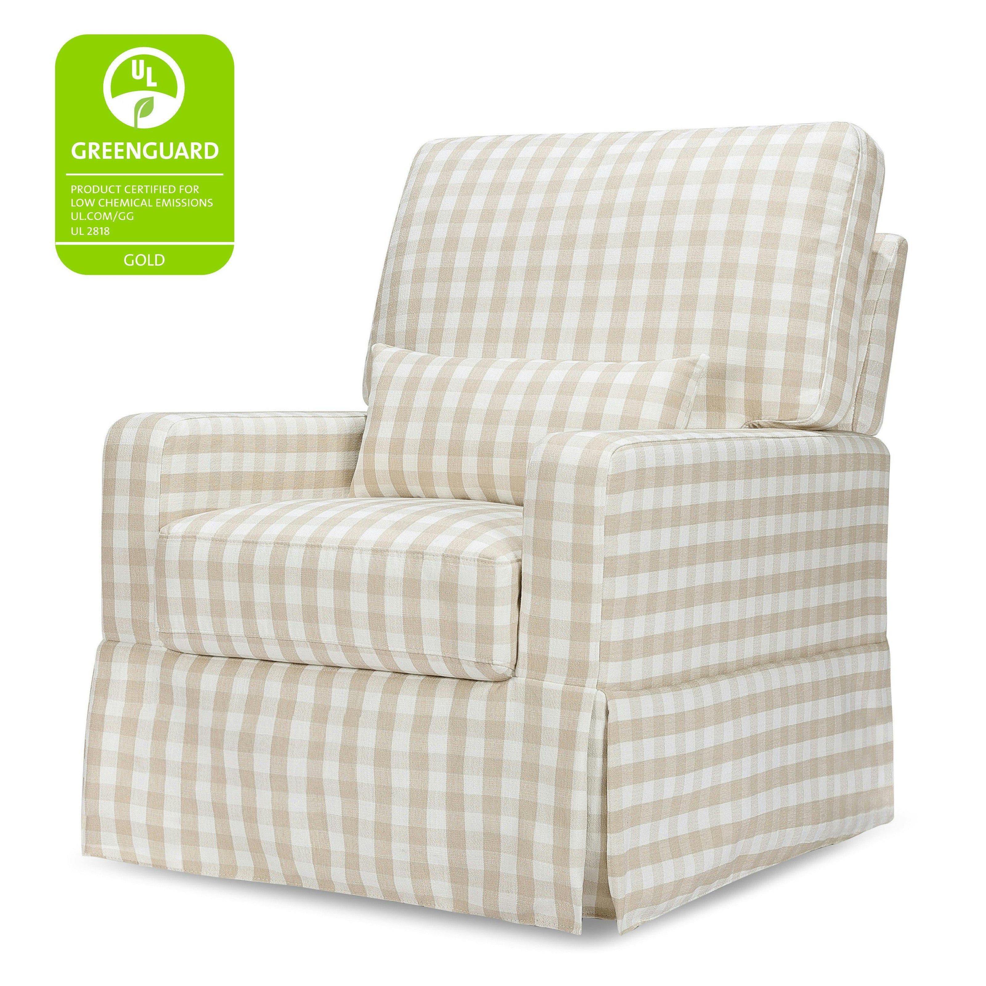 Namesake Crawford Pillowback Comfort Swivel Glider