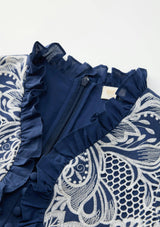 Maia Embroidery Mini Dress