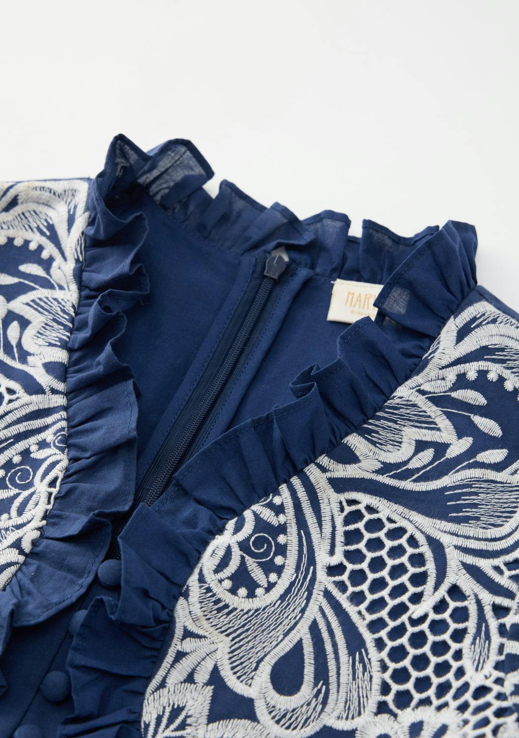 Maia Embroidery Mini Dress