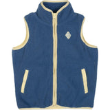 Polar Fleece Vest in Blue Note