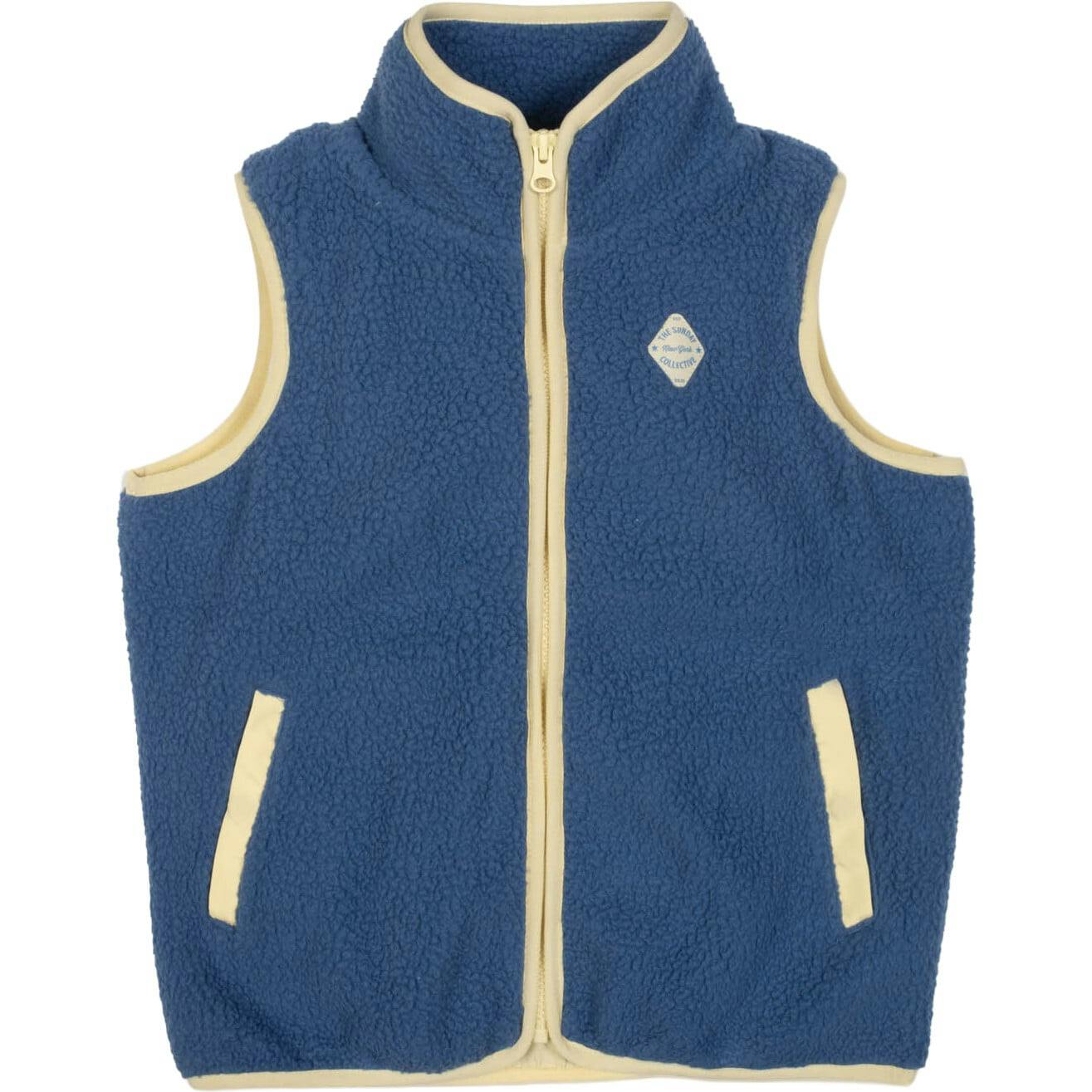 Polar Fleece Vest in Blue Note