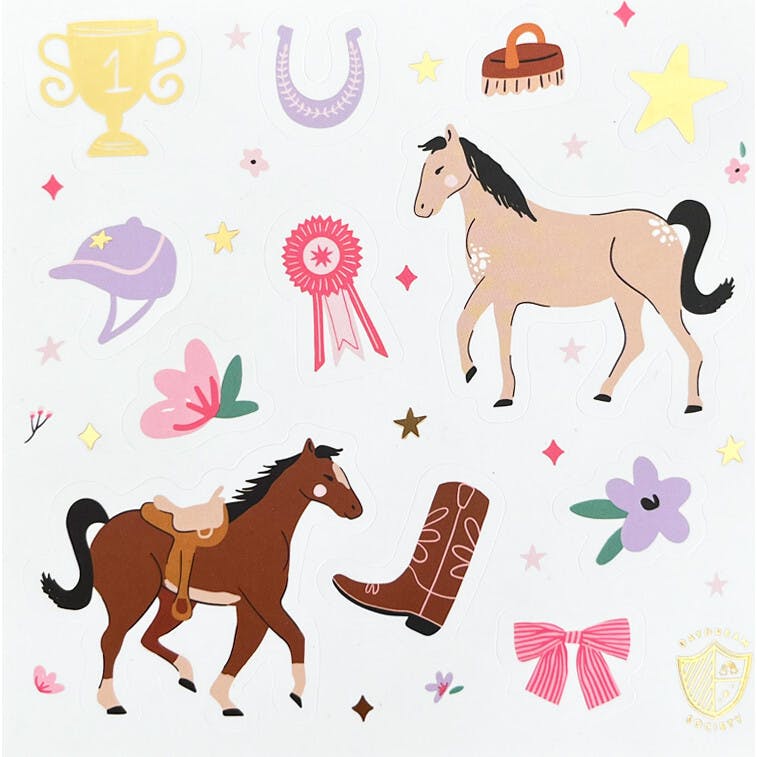 Pastel Cowgirl Sticker Set