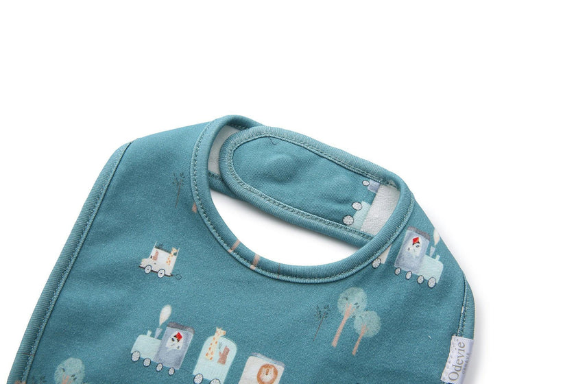 Magnetic Bib 2-Pack - Le Petit Express Green