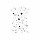 Organic Snap Romper in Stars