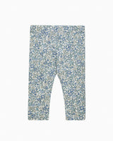 Baby Arabella Floral Leggings in Blue