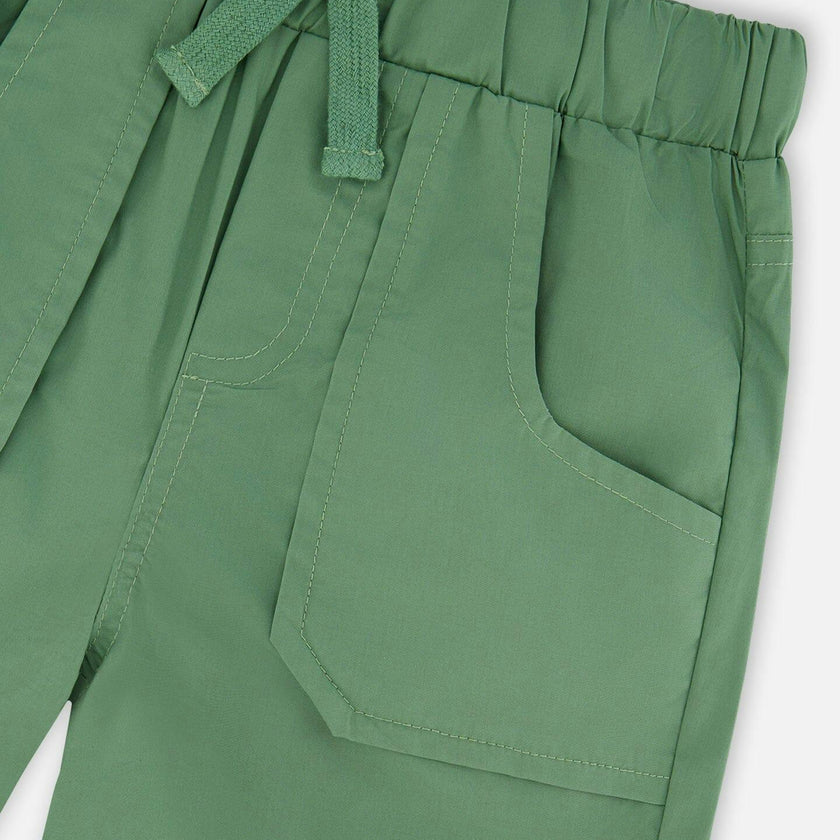Parachute Shorts With Patch Pockets