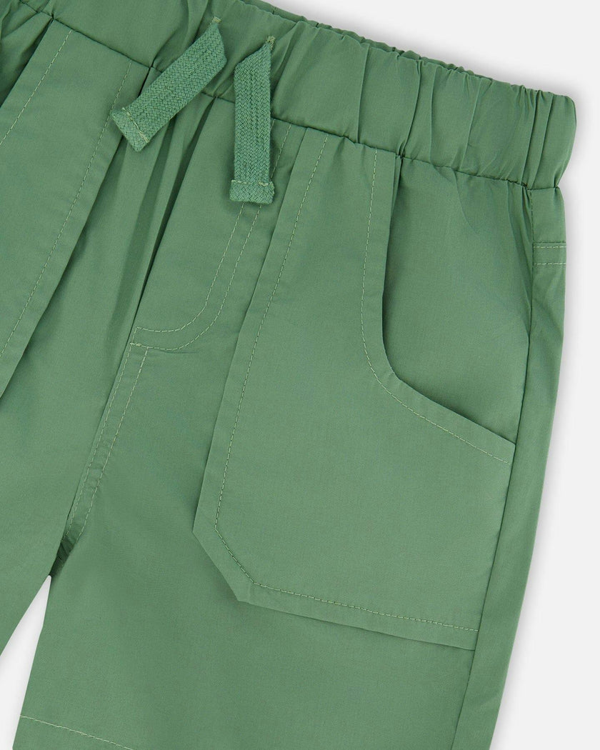 Parachute Shorts With Patch Pockets