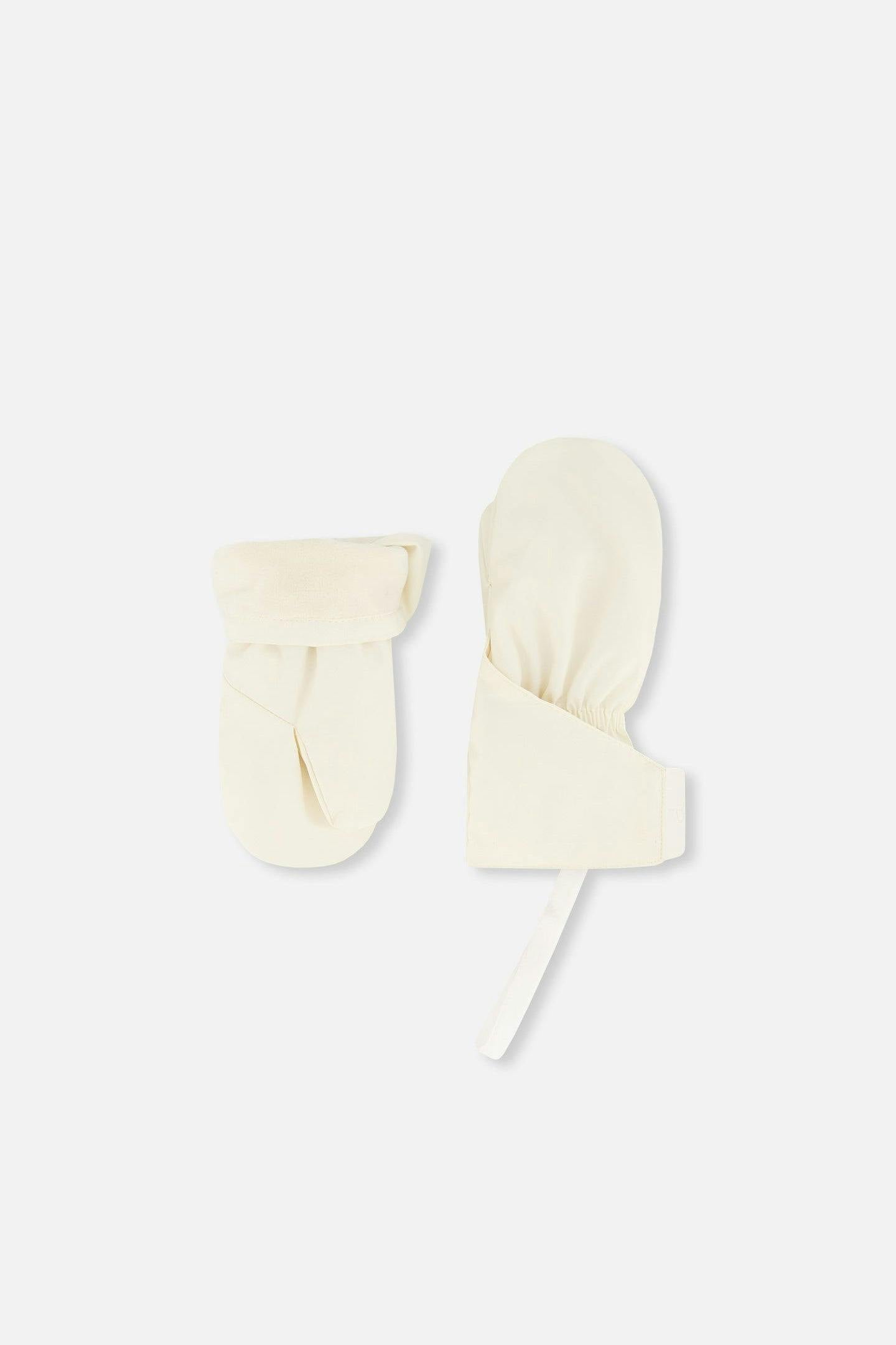 Lined Baby Mittens Off-White