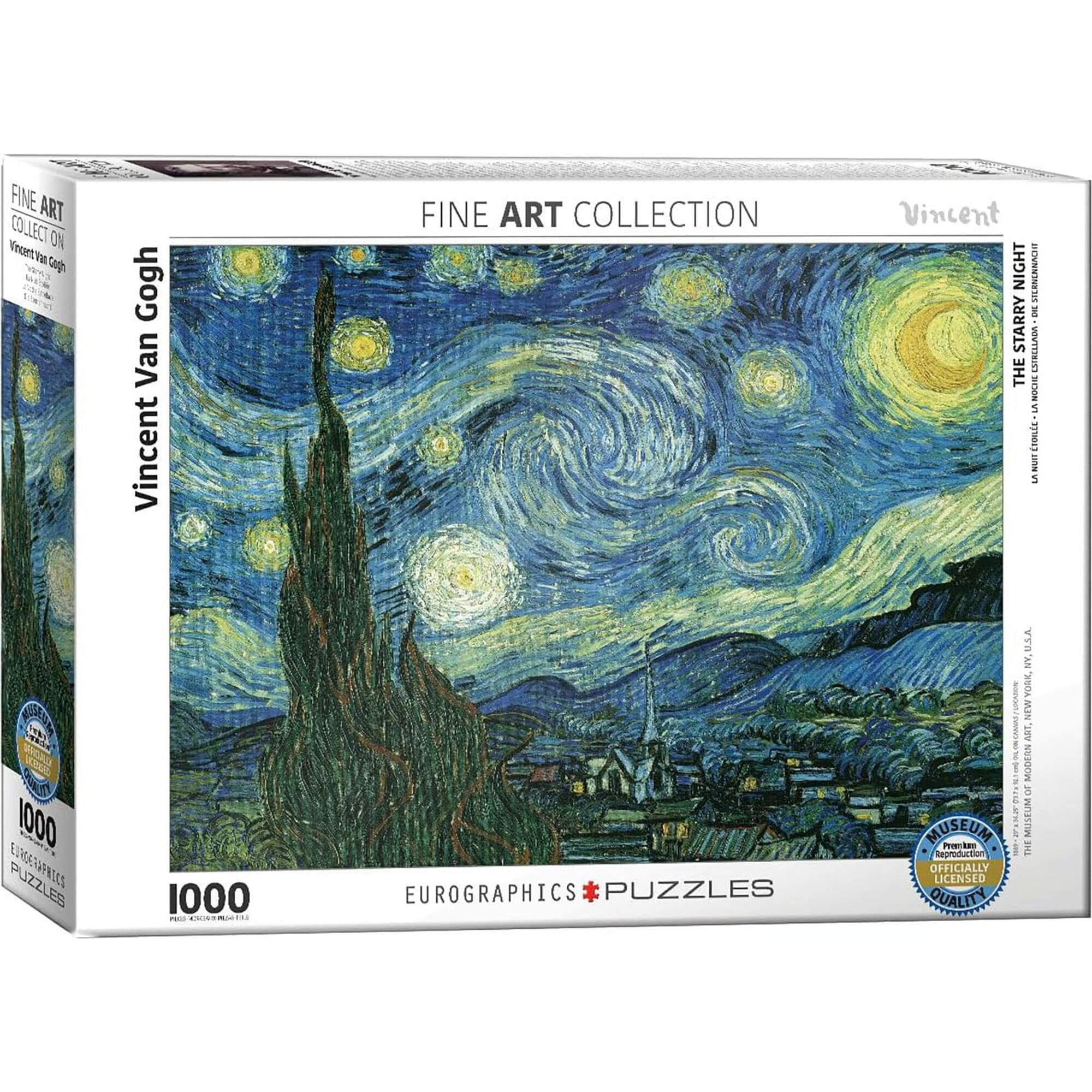 Eurographics: Starry Night by Vincent Van Gogh - 1000 Piece Puzzle