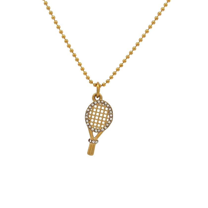 Tennis Racket Necklace