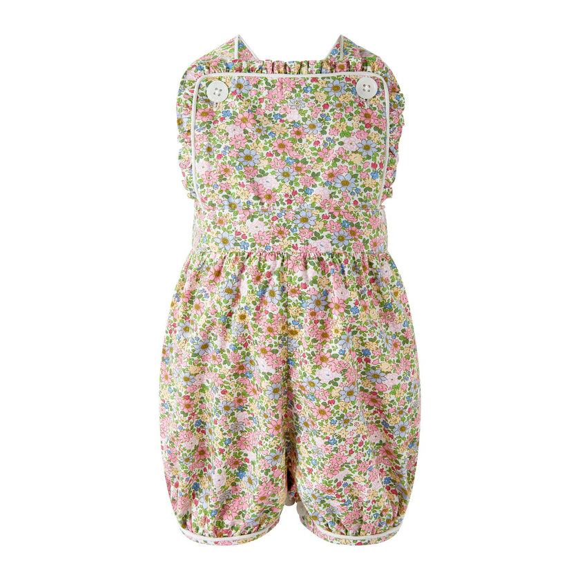 Floral Dungaree Set
