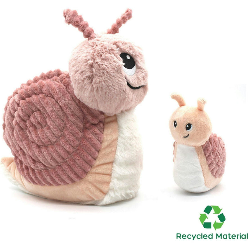 SNAIL - MOM & BABY PLUSH - PINK