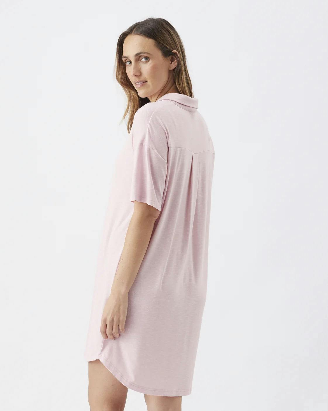 Dreamy Night Shirt Dusty Pink