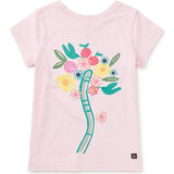 Flora & Feline Graphic Tee, Pink