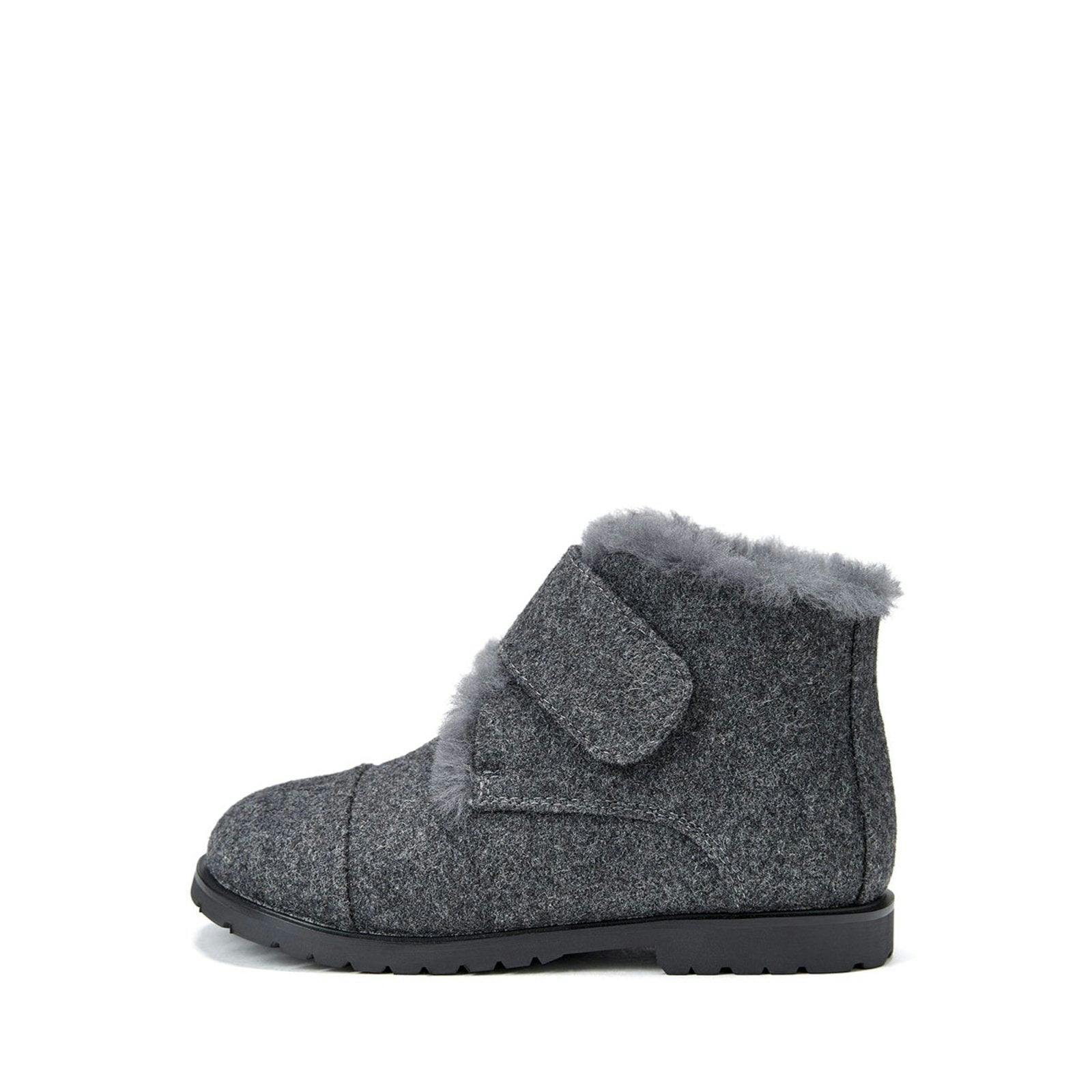 Zoey Wool Dark Grey