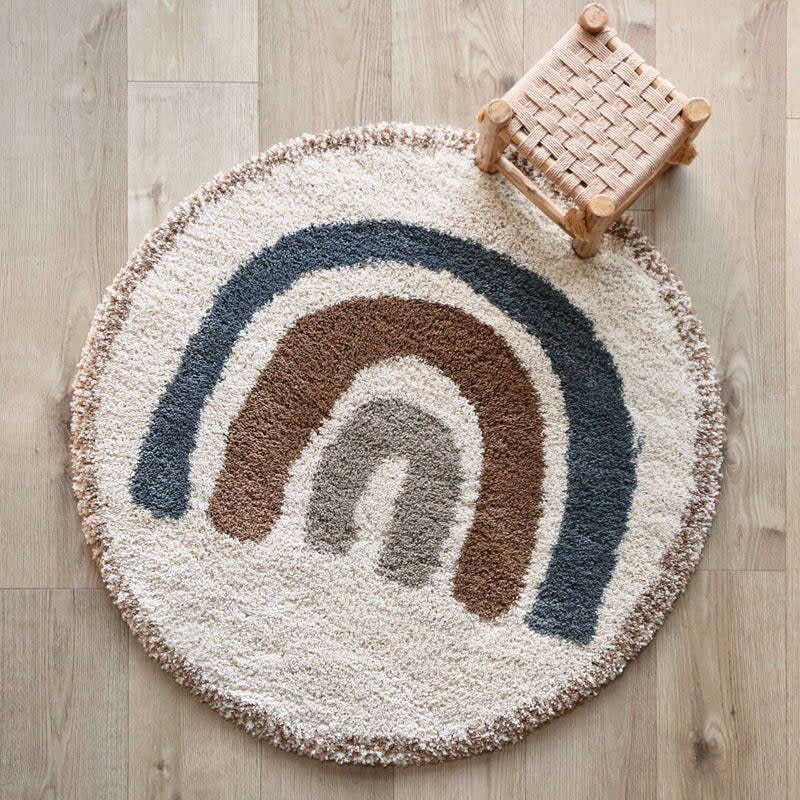 Bohemian Rainbow Round Rug