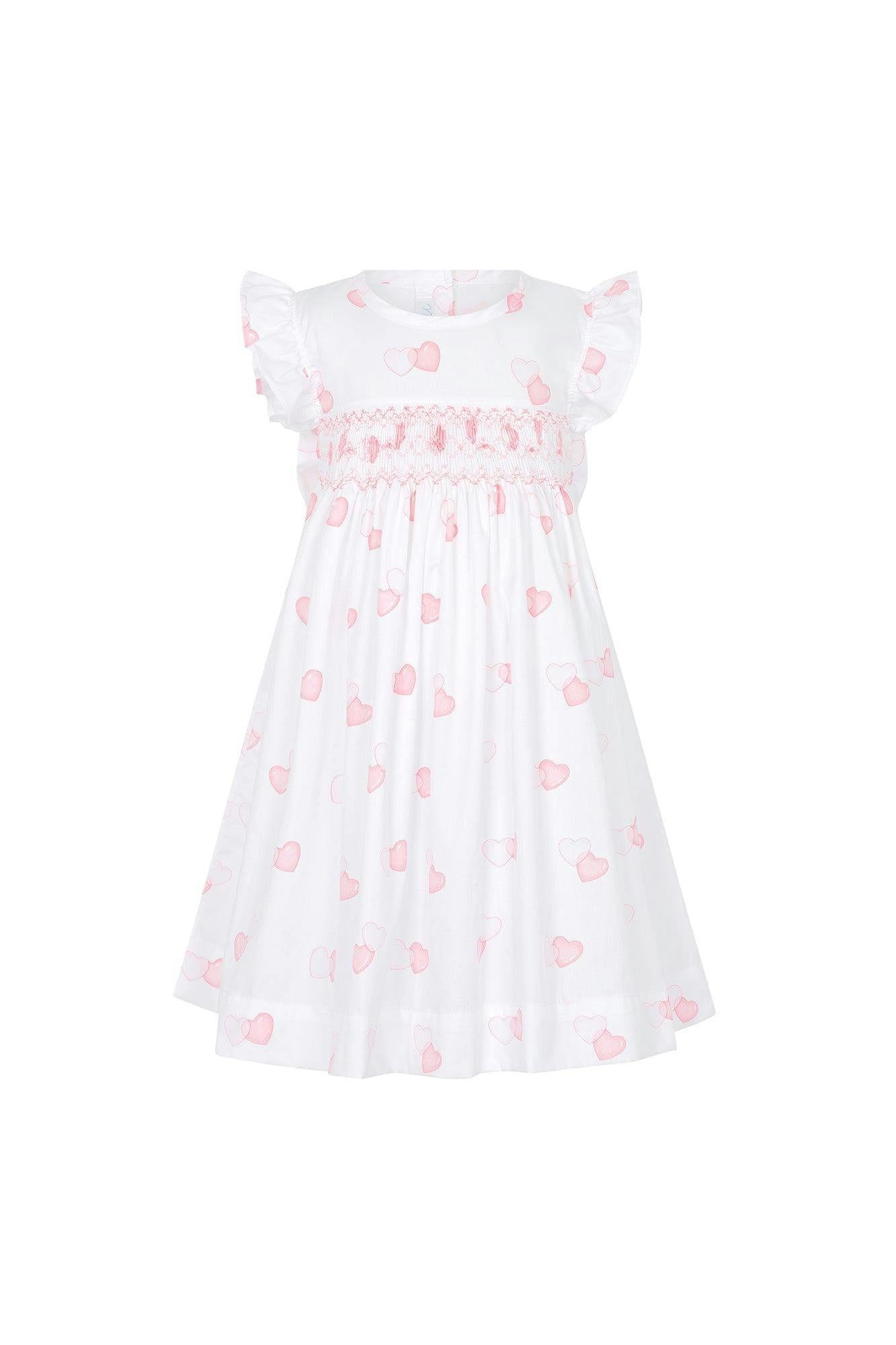 Sweetheart Woven Smocked Dress
