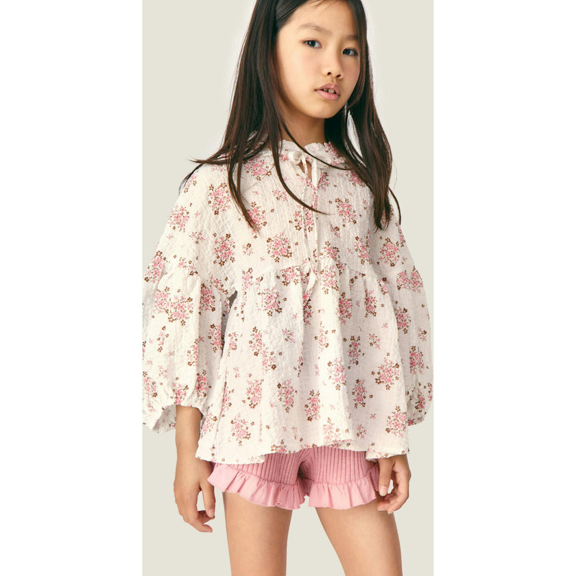 Mipounet SS26 Paloma, Blouse Ecru Pink