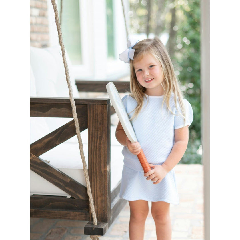 Diamond Quilt Pima Skirt Set