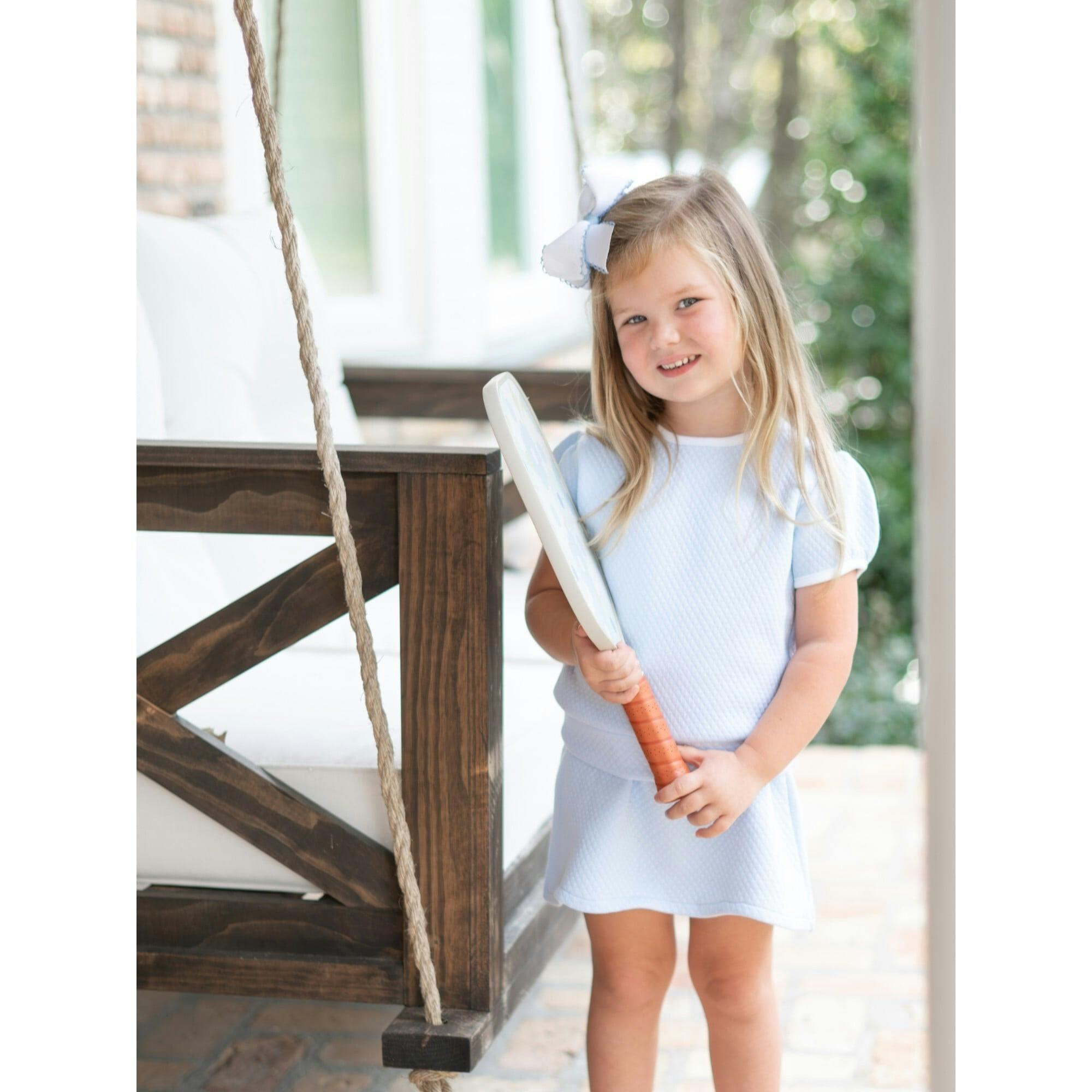 Diamond Quilt Pima Skirt Set