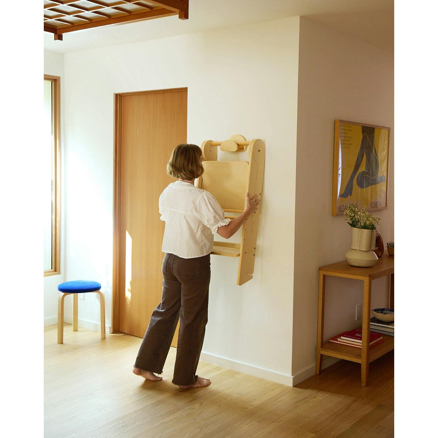 Foldable Toddler Tower Wall Hook