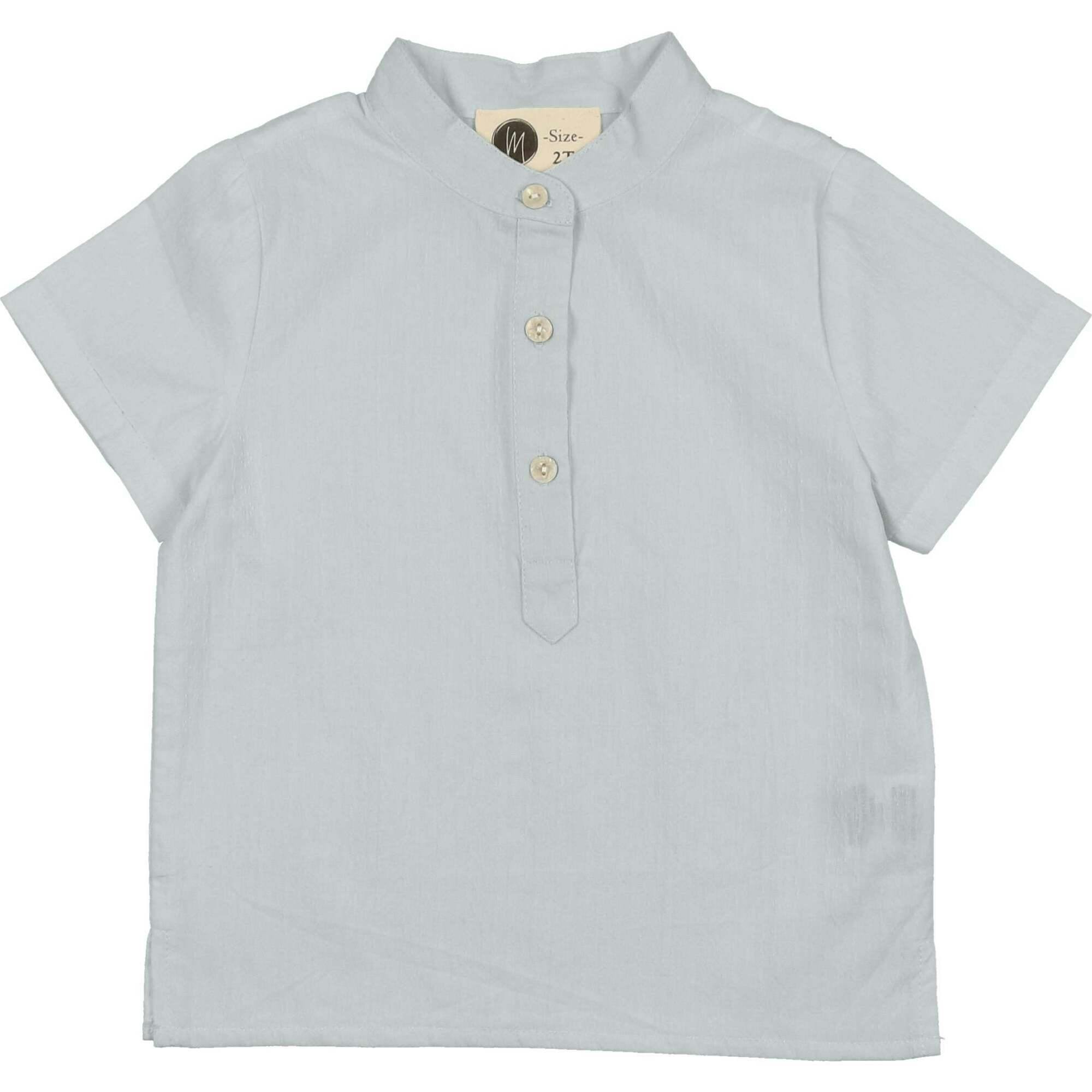 Smocked Floral Boys Shirt
