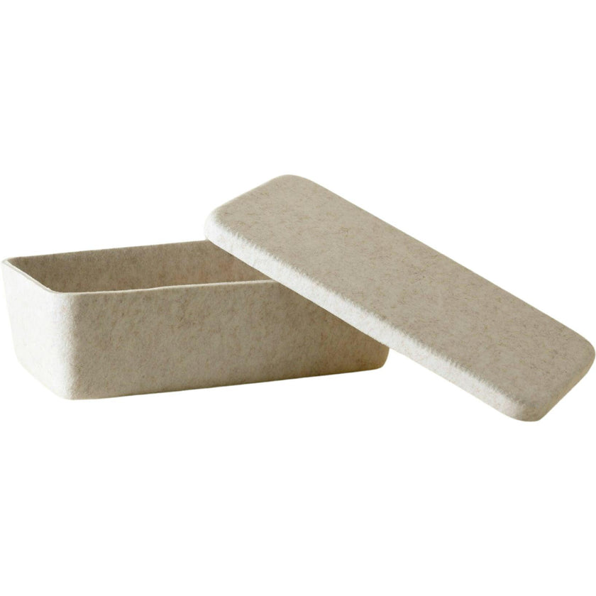 The Sculpted Bin - Long with Lid