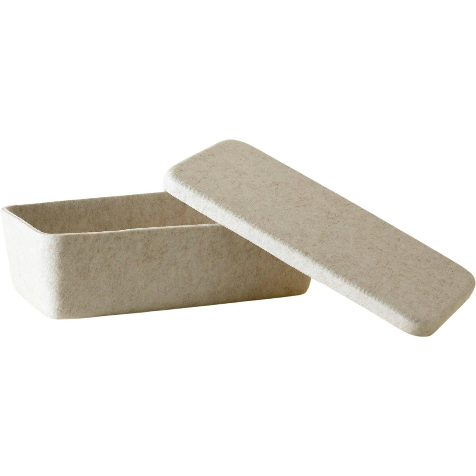 The Sculpted Bin - Long with Lid