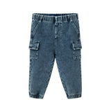 Infant Buttondown Denim Jogger Set