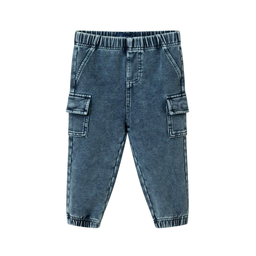 Infant Buttondown Denim Jogger Set