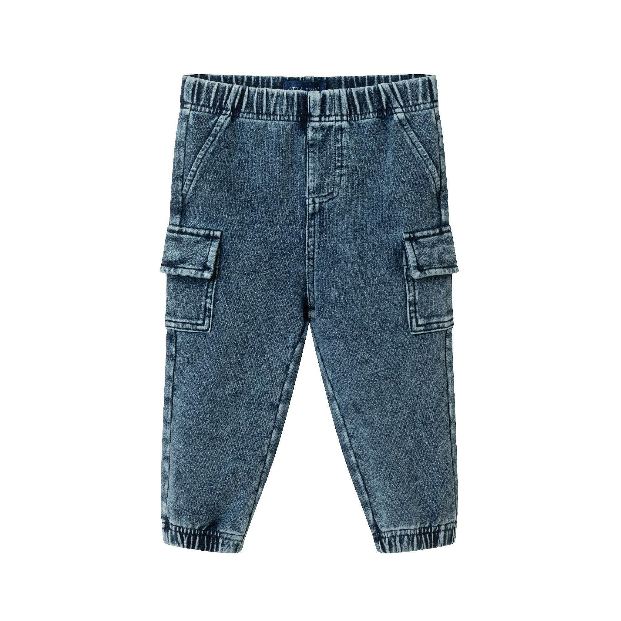 Infant Buttondown Denim Jogger Set