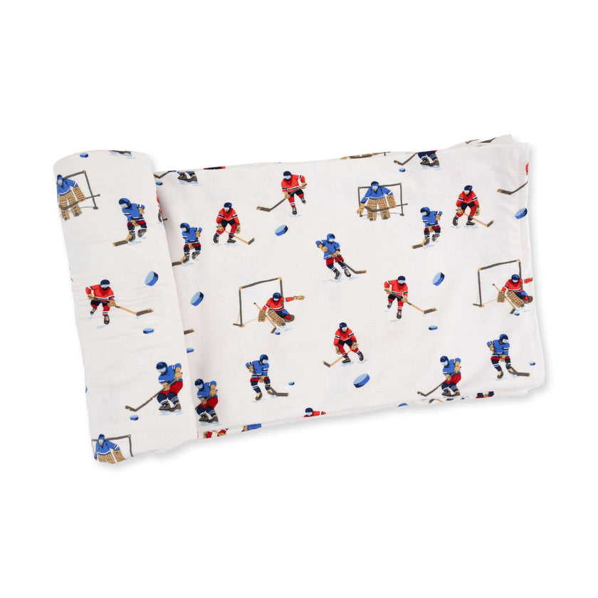 Hockey Players - Swaddle Blanket